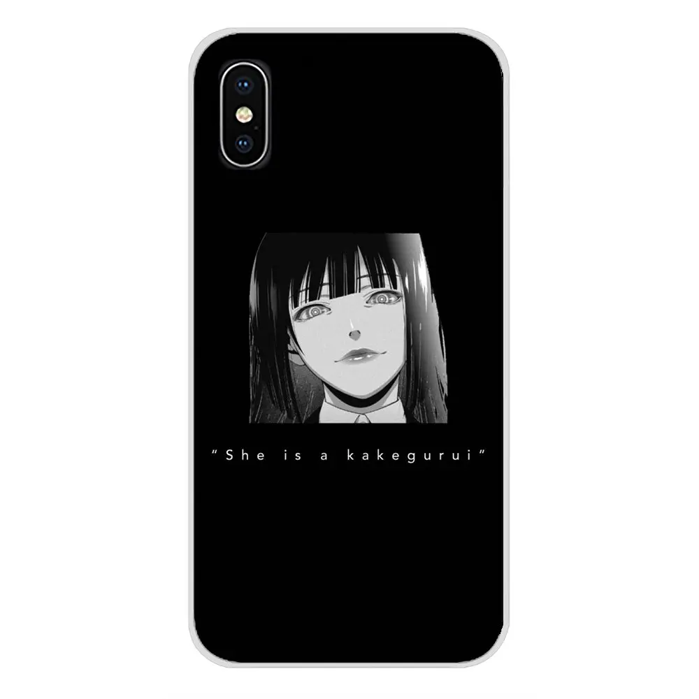 Accessories Phone Shell Covers For Xiaomi Redmi Note 3 4 5 6 7 8 Pro Mi Max Mix 2 2S Pocophone F1 Manga Kakegurui anime | Мобильные