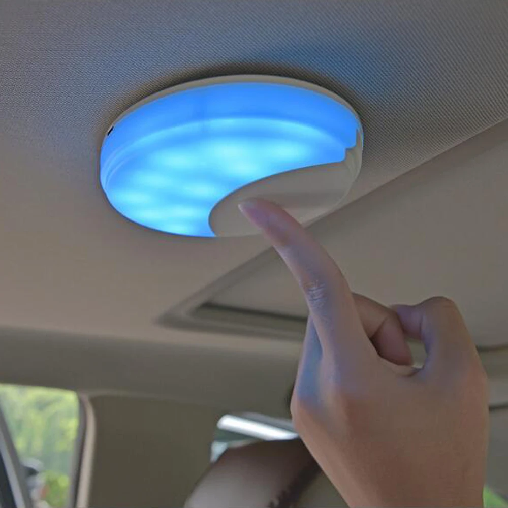 Universal Reading Light USB charge White Blue LED Interior Roof Doom Lamp Magnetic For Camping Hiking | Лампы и освещение
