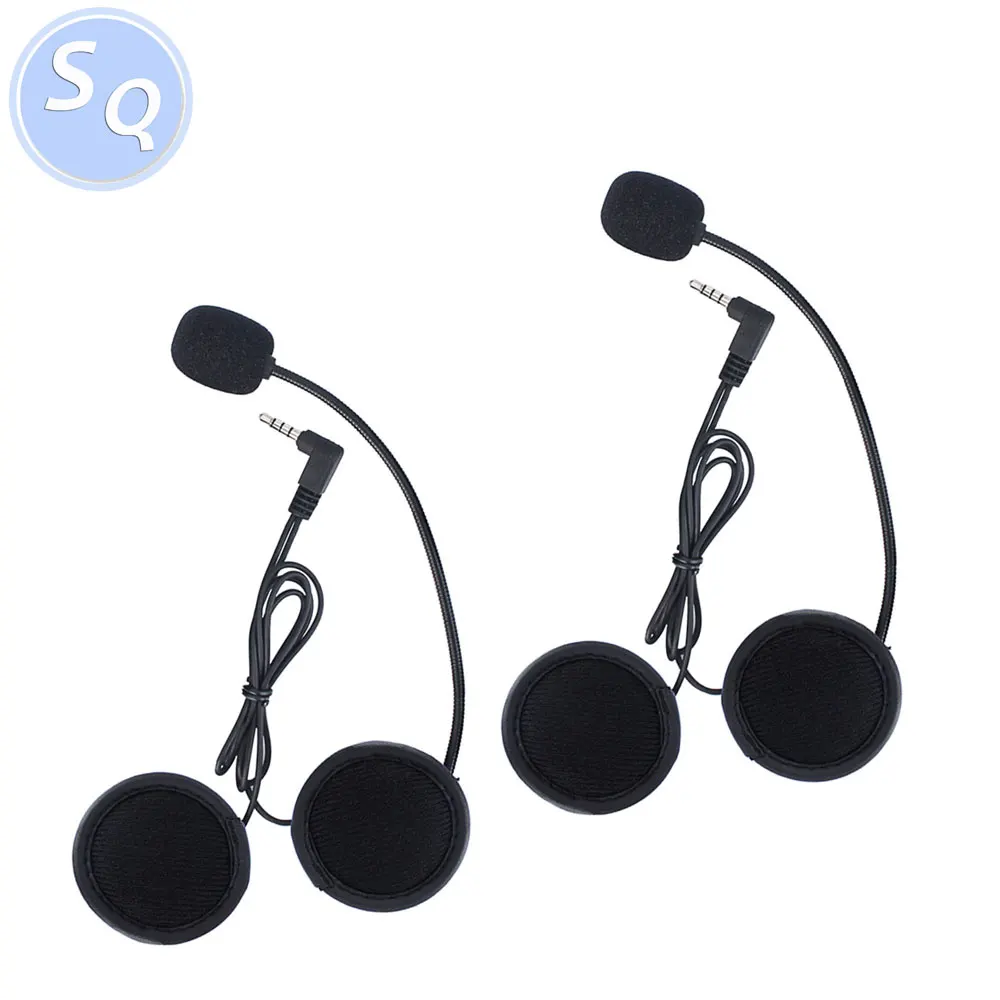 2PCS V6 / V4 Earphone Speaker Accessory for V6 V4 Handsfree Full Duplex Helmet Headset intercom motorcycle