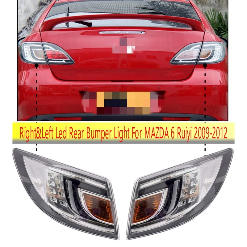 

Car Led Rear Bumper Light Brake Lights Turn Signals Tail Lamp Assembly for Mazda 6 Ruiyi 2009-2012
