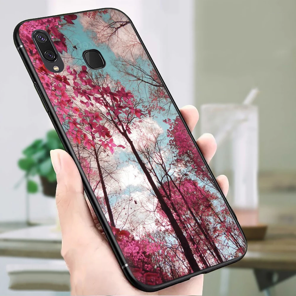 Дерева природы мягкий силиконовый чехол для телефона для samsung A2 Core A10s A20E A20s A30s A40s A50s A60 A70s