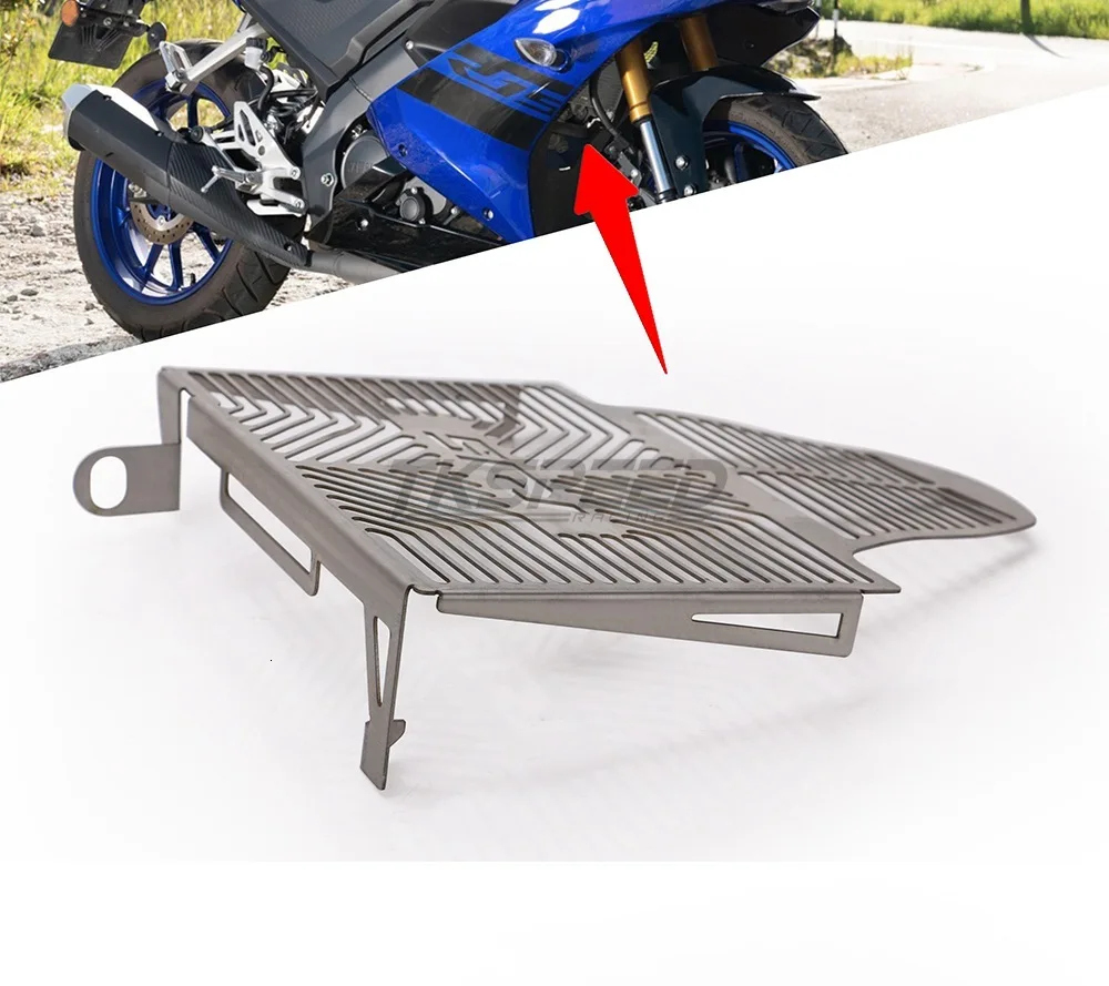 Для YAMAHA YZF-R15 YZFR15 YZF R15 V3 VVA- Защита радиатора мотоцикла масляный радиатор решетка радиатора Защитная крышка
