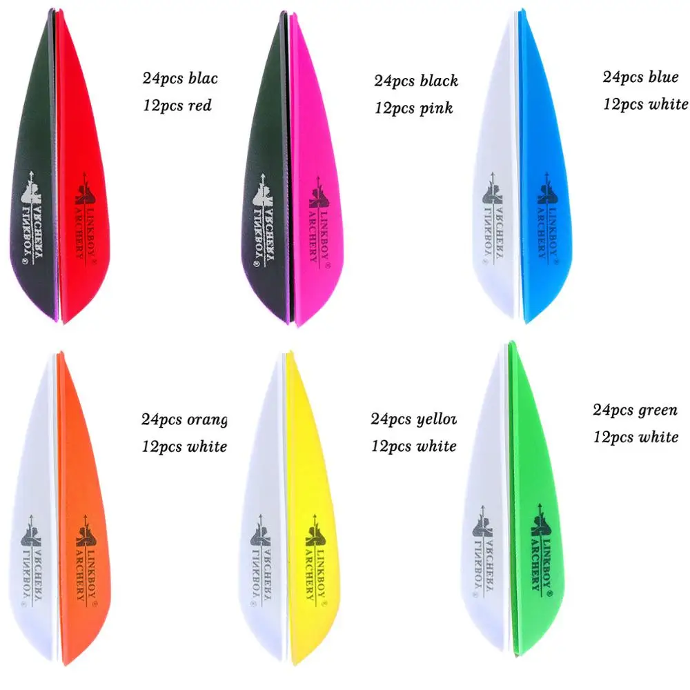 Пластиковые стрелы для стрельбы из лука лопатки с перьями 2 8 дюйма