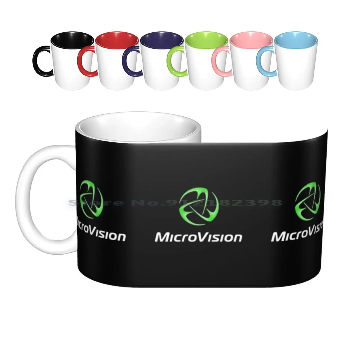 

Microvision Ceramic Mugs Coffee Cups Milk Tea Mug Microvision Micro Vision Creative Trending Vintage Gift Bottle Cup