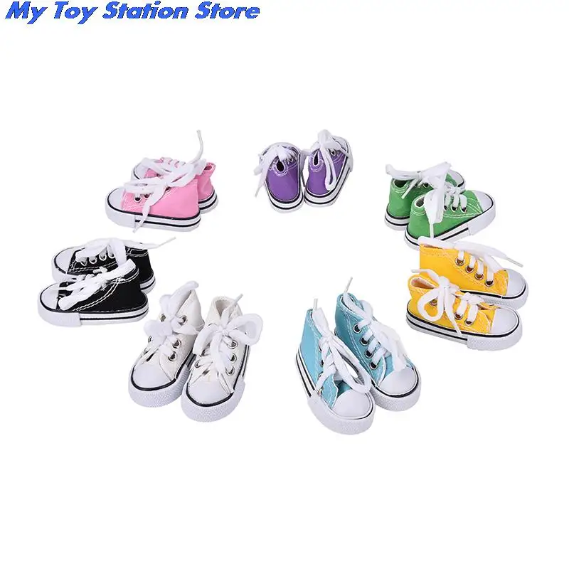 Текстильные ботинки 7 5 см разных цветов для шарнирных кукол 1/4 мини-кукол 16 дюймов