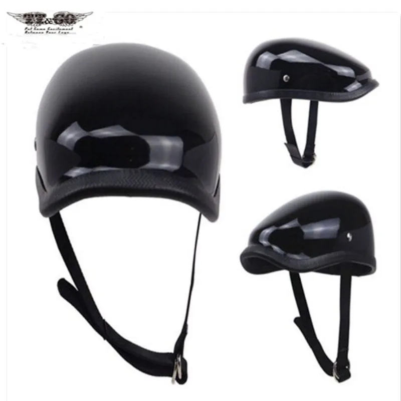 

Japanese TTCO Retro Motorcycle Helmet Light weight Fiberglass Motor Helmet 490g Only Berets Half Helmet