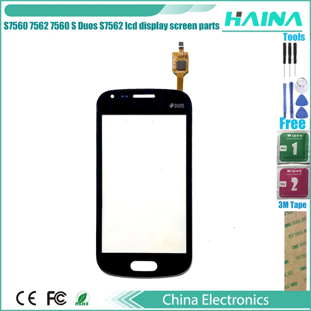 Lcd + Touch with 4.0'' For Samsung Galaxy Trend gt S7560 S7562 LCD Display Screen Repair Parts 3M Tape | Мобильные телефоны