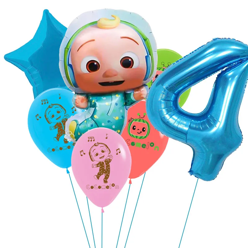 

Jumbo cocomelon balloon jj birthday party decoration supplies heliium kids toys