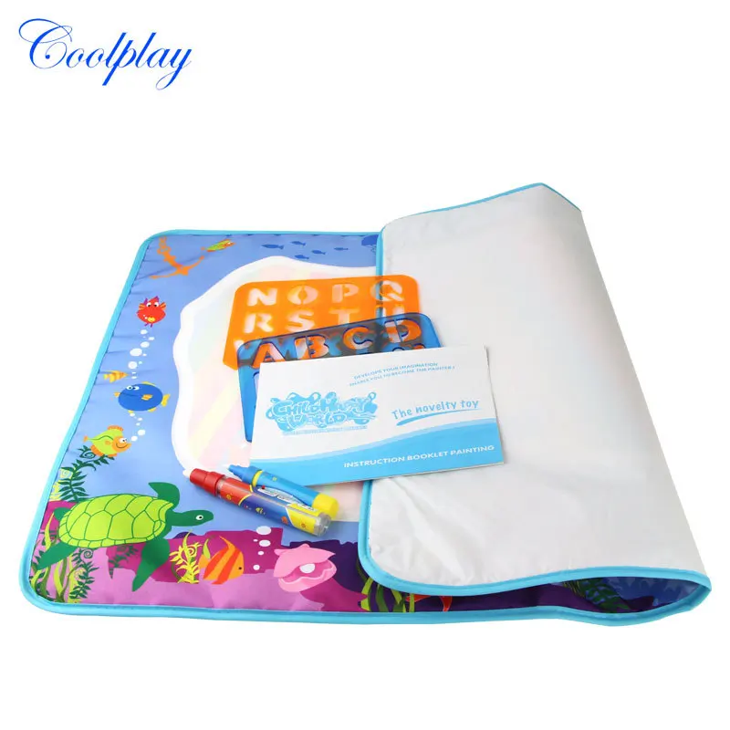 

Magic Water Canvas Ocean Biological Water Writing Blanket Writing Blanket Children's Early Education Graffiti Blanket Box