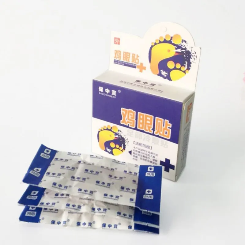 18 шт кукурузы удаления мозолей подошвенные бородавки шип штукатурка Уход за