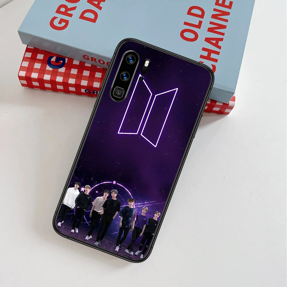 

Bangtan Boys KPOP Band Phone Case For Huawei P Mate Smart 10 20 30 40 Lite Z 2019 Pro black Back Pretty Waterproof Tpu Etui