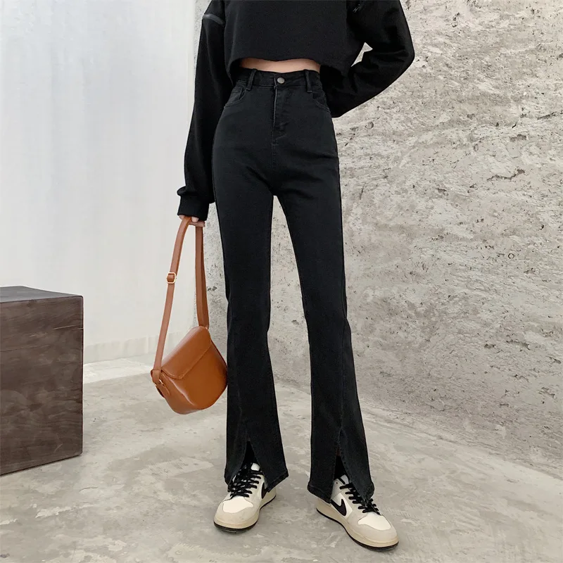 

Tight Pants Women 2020 High Waist Women's Jeans Pants Capris Wide Leg Pant Suits Pants-Skirt Clothing