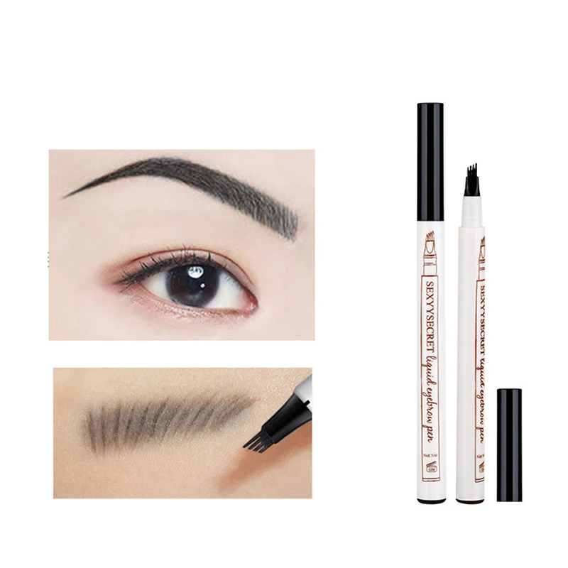 1 шт. женский макияж эскиз жидкий карандаш для бровей водонепроницаемый