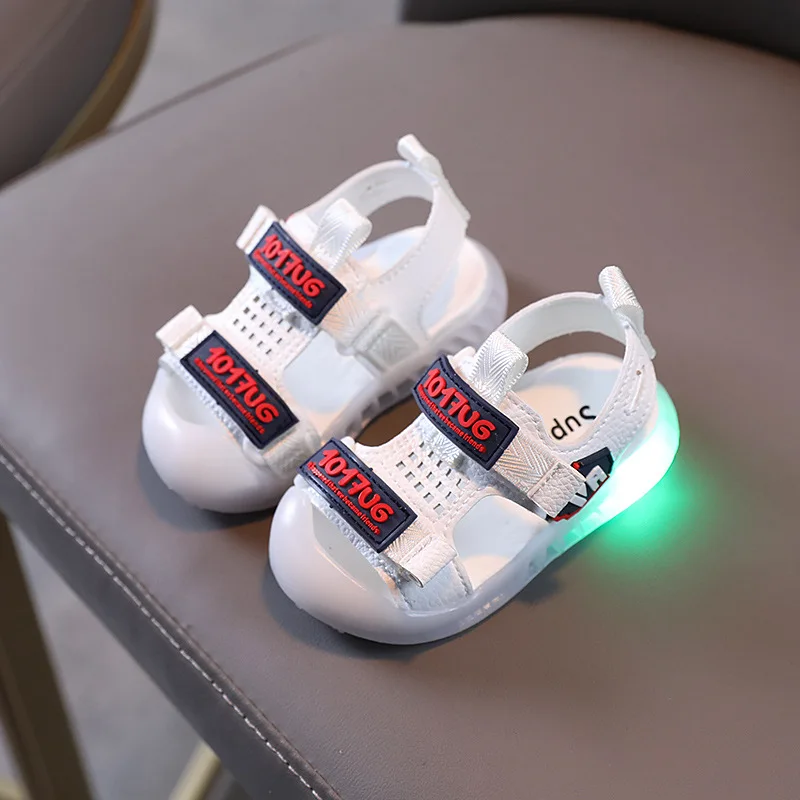

Toddler Sandales Soft Bottom Anti-Slip Breathable Baby Boy Sandals Summer Beach Casual Kids Shoes Korean Newborn Sandalias