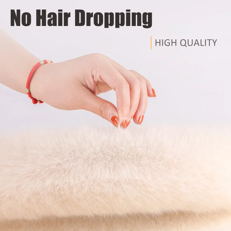 Karcle длинный плюшевый чехол для руля из микрофибры нечеткая фотозащита зимние