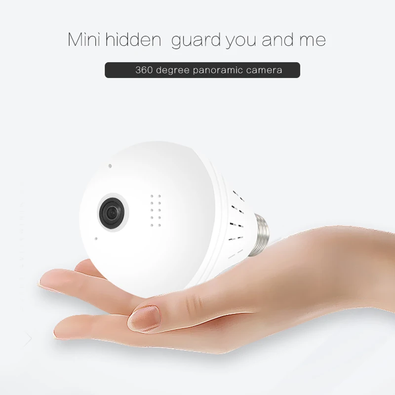 Видеокамера EC75 HD светодиодная лампочка с беспроводной Wi-Fi IP-камерой 360 градусов