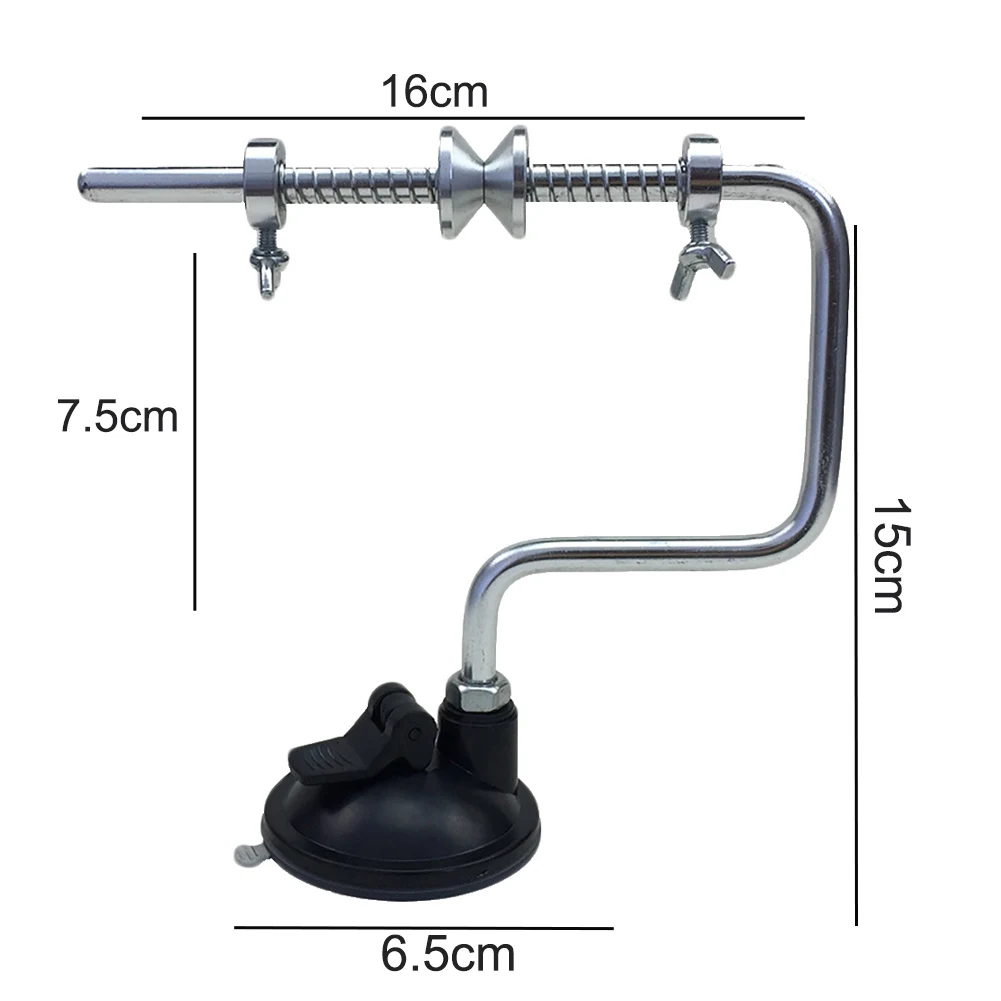 

Portable Fishing Line Reel Metal Spool System Spooler Winder Coil Tackle Tool