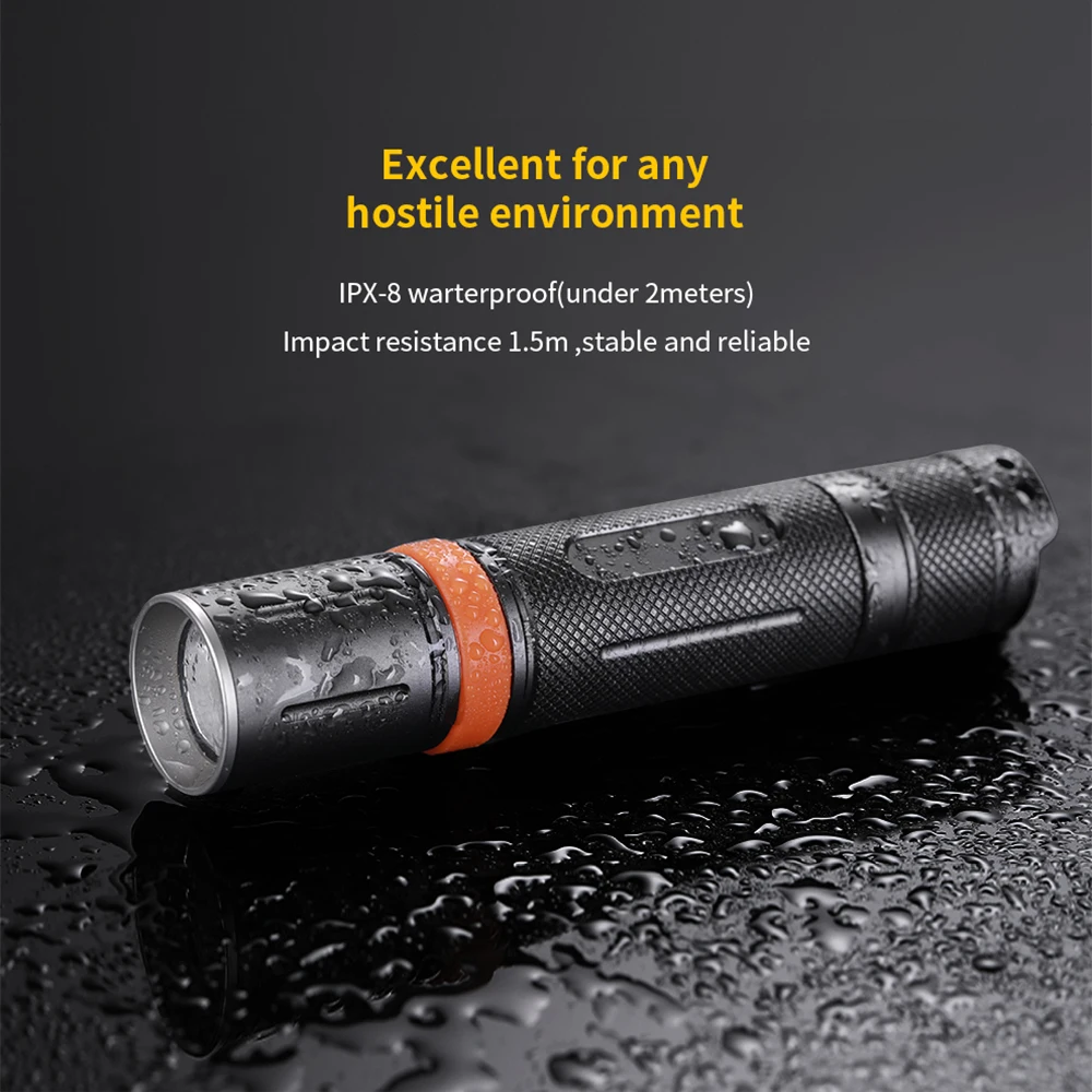 Pаспродажа BORUiT XM-L2 светодиодный светильник для вспышки 1000LM 3-Mode IPX8 водонепроницаемый фонарь 18650 фонарь для кемпинга, охоты, велосипеда, светильник Цена BORUiT XM-L2 светодиодный светильник для вспышки 1000LM 3-Mode IPX8 водонепроницаемый фонарь 18650 фонарь для кемпинга, охоты, велосипеда, светильник