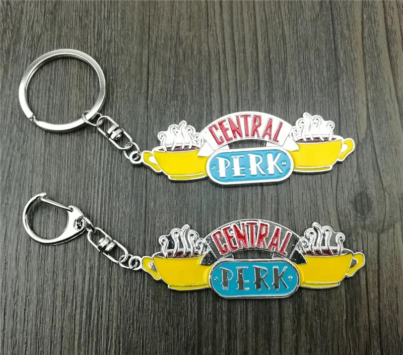 ТВ серии друзья Central perk цепочка для ключей показывает брелок косплей подвесной