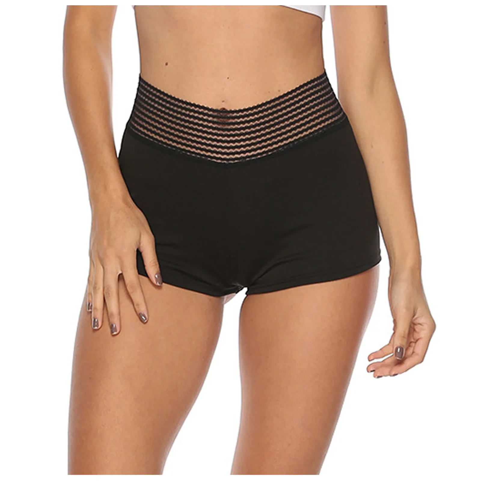 Женские дышащие шорты модные плиссированные повседневные спортивные кружевные