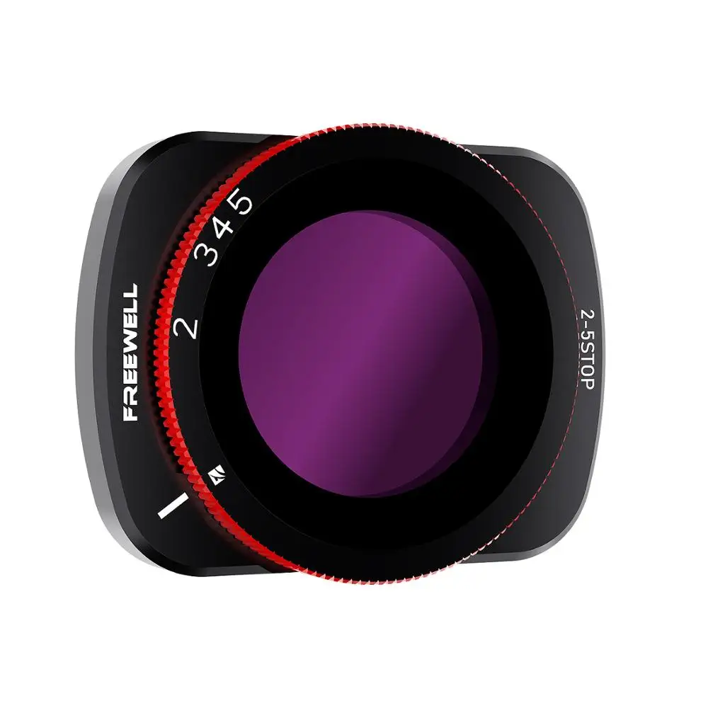 Переменные фильтры Freewell ND 2-5 Stop 6-9 2 Pack VND совместимы с DJI Osmo Pocket (не для 2) |