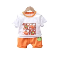 new summer baby girls clothes cute children boys cartoon t shirt shorts 2pcssets toddler casual costume outfits kids tracksuits