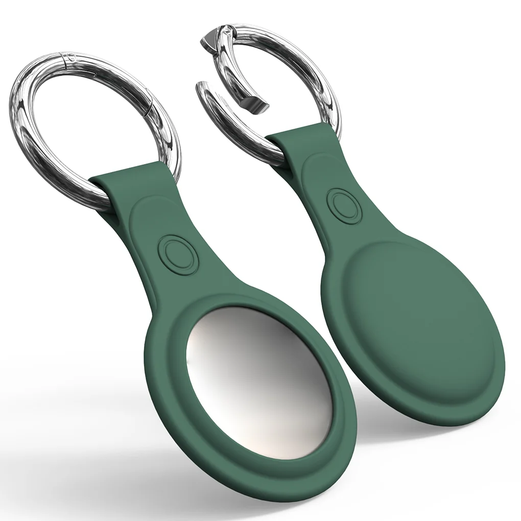 

For Apple Airtags Liquid Silicone Protective Sleeve For Apple Locator Tracker Anti-lost Device KeychainProtective Sleeve