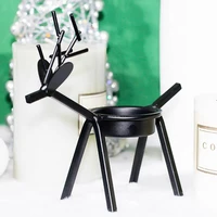 2021 christmas table decor candle holder creative european deer candlestick iron candlestick christmas decorations gift