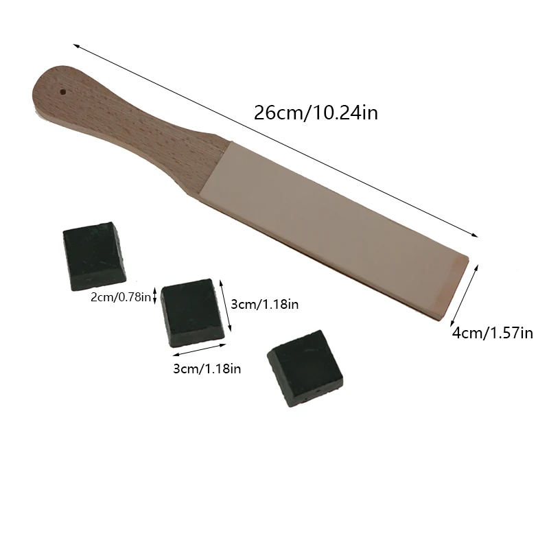 

Набор точилок для ножей, деревянная ручка, ручная работа, точилка для кожи, полировальный стол для бритвы и восковая кожаная паста