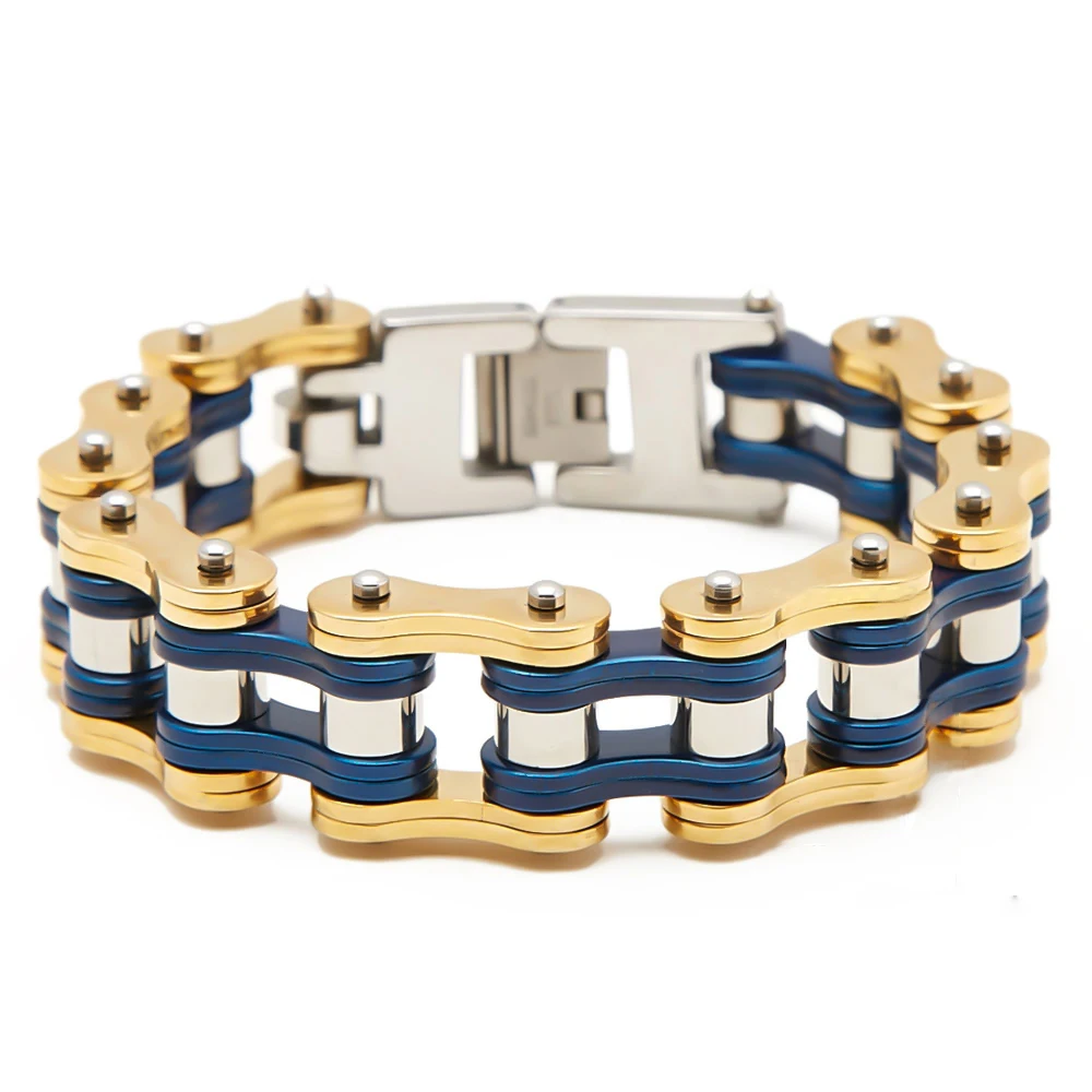 Мужские модные браслеты и на запястье Байкерский мотоциклетный мужской из