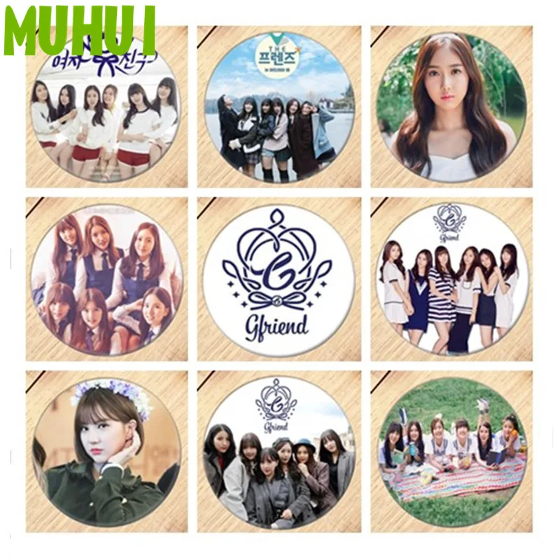 

Free Shipping Kpop GFriend So Won Yu Ju Brooch Pin Girls Badges For Clothes Backpack Decoration Jewelry B231