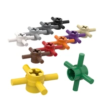 moc assembles particles 48723 high tech axle connector hub for building blocks parts classic brand kids diy tech parts toys