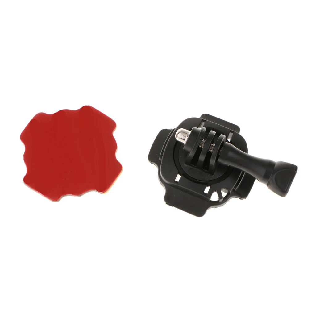 

360 Degree Rotating Helmet Mount Adhesive Sticker for for GoPro 4 3+ Camera