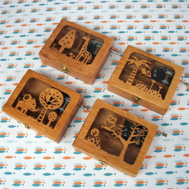 Мультфильм животных музыкальная шкатулка ручной Косплей Персонаж костюм