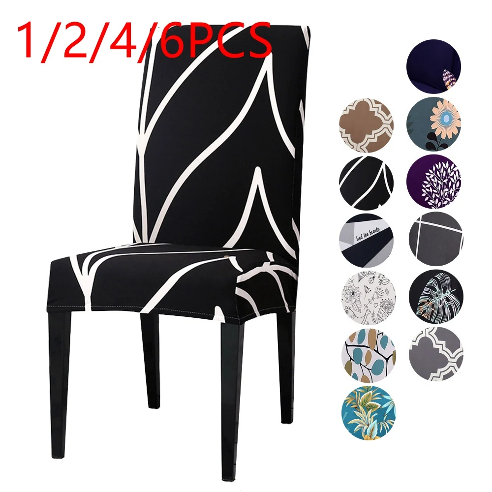 1/2/4/6 шт. Универсальный чехол для стула Чехлы протектор чехлы сидений отель банкет