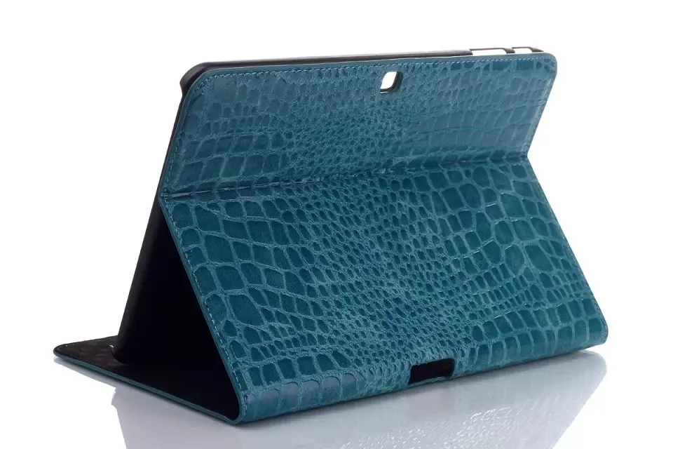 Чехол из пу кожи крокодила для Samsung Galaxy Tab 4 10 1 дюйма SM T530 T531 T535 чехол с откидной