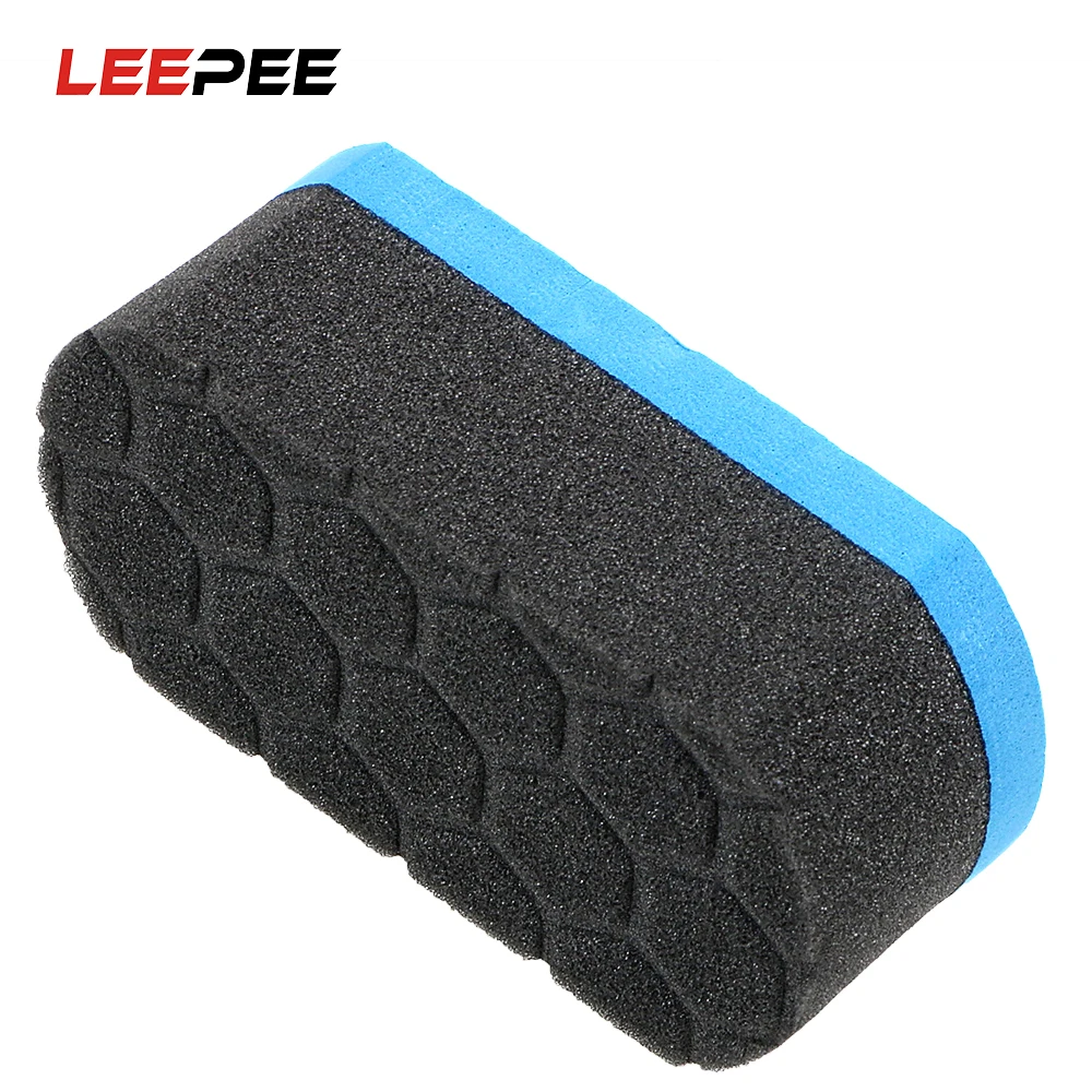 Губка LEEPEE для полировки восковой пены с шестигранным узором искусственная
