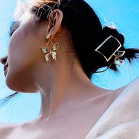 lats vintage french long tassel butterfly earrings for women female 2021 new trend dangle earring fashion jewelry girl gifts