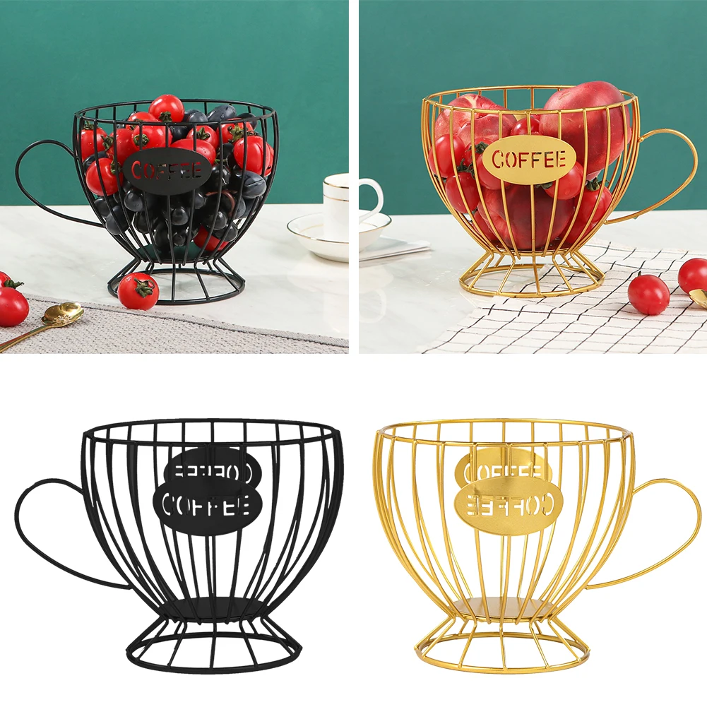 

Cafe Bar Simple Gift Classic Stable Home Kitchen Mug Shape Iron Art Multi Purpose Space Saving Large Capacity Coffee Pod Holder