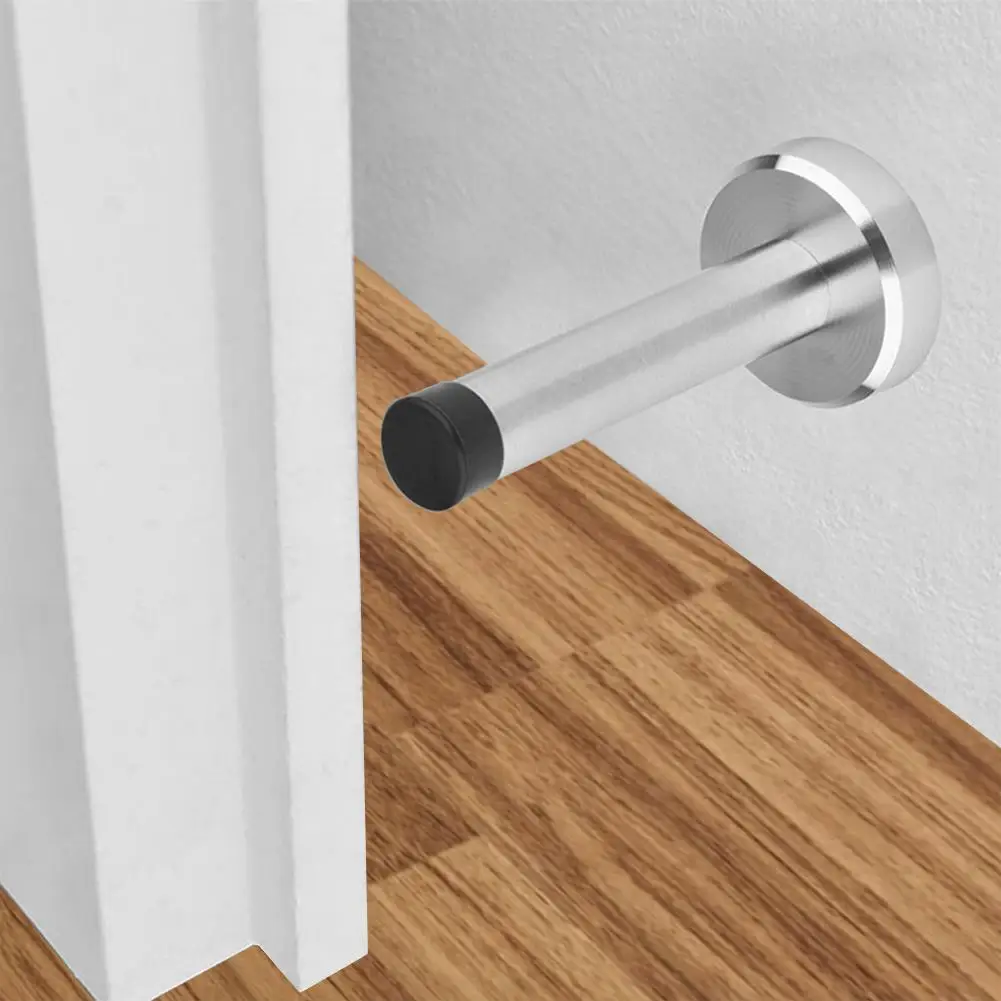 Противоударная стеклянная дверь из нержавеющей стали для ванной комнаты