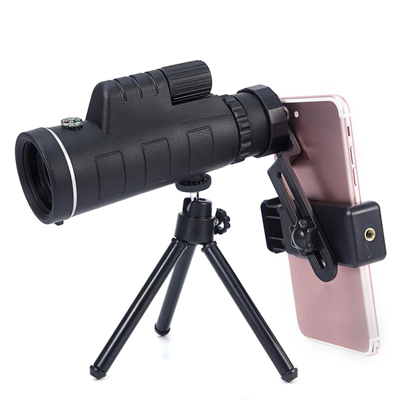 

40x60 Magnification Portable Monocular Telescope Binoculars Zoom Great Handheld Telescope Military HD Powerful Hunting