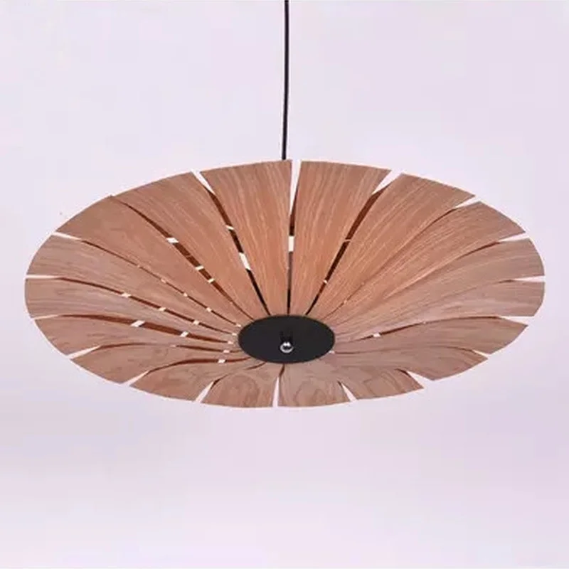 Подвесной светильник Luminaria Design деревянный шпон в форме коры креативный