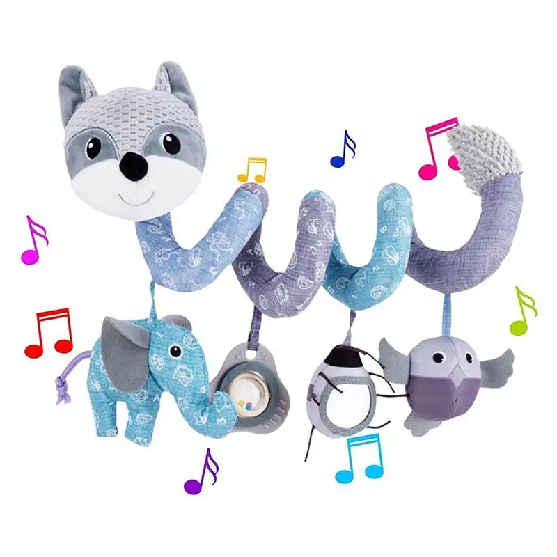 

Baby Stroller Rattle Early Education Toys Baby Toys Baby Stroller Pendant Wrap-Around Stroller Toys Fox Bell Plush Toy