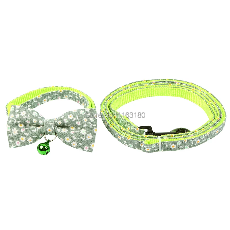 12 компл./лот ошейник для домашних животных набор поводков маленьких и средних