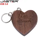 Флеш-накопитель JASTER деревянный, USB 3,0, 128 ГБ, 64 ГБ, 32 ГБ, 16 ГБ, 8 ГБ, 4 Гб