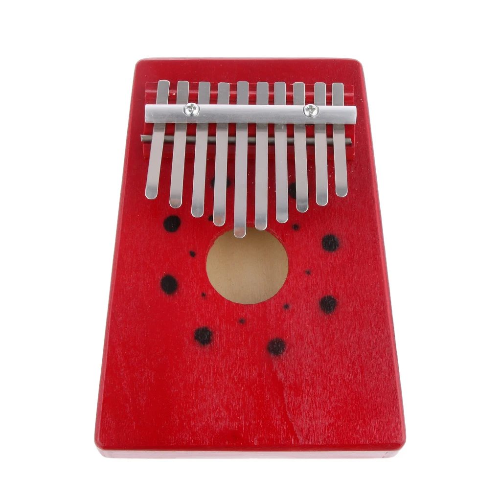 

Best Quality Vintage Red 10 Notes Thumb Piano Easy to Build and Fun to Play