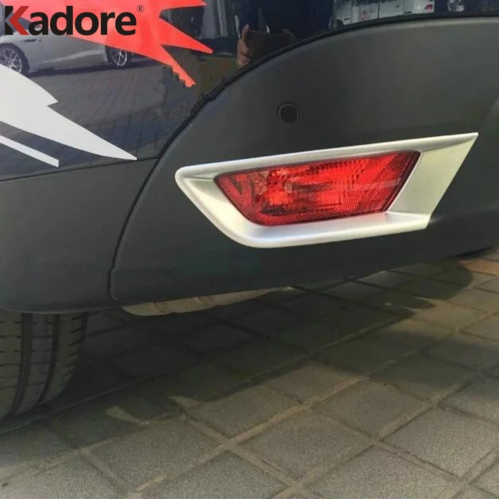 Для Jaguar F PACE 2016 2017 2018 ABS Matte лампа заднего противотуманного фонаря Обложка Наклейка
