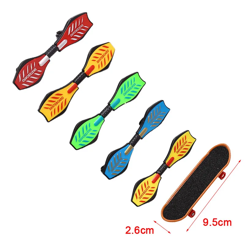 

4Pcs Mini Finger Skateboarding Fingerboard BMX Bicycle Finger Scooter Shoes Skate Boards Mini Bikes Toys For Children Kids Gift