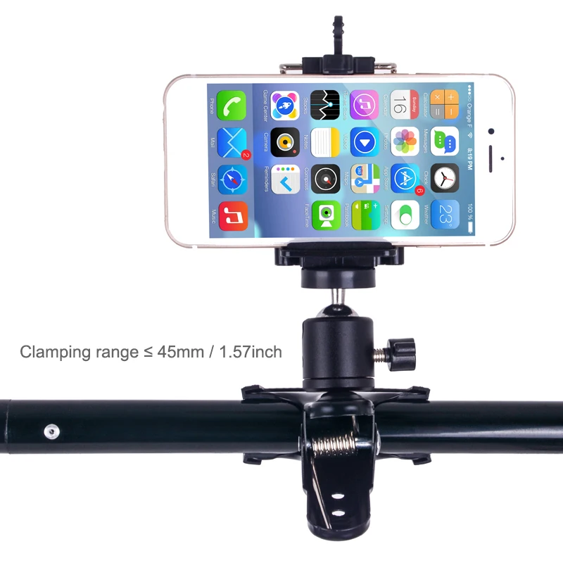 Штатив зажим Крепление Супер Зажим шаровая Головка для смартфона вспышка ЖК