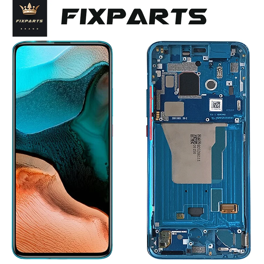 

Black 6.67" AMOLED LCD Display For Xiaomi Redmi K30 Pro Touch Screen Digitizer Assembly With Frame Repai Poco F2 Pro K30 Pro LCD